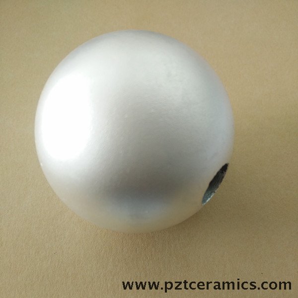 Componenti di sfera ed emisfero ceramico piezoelettrico